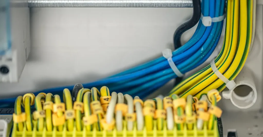 Fibre Optic Cable Installation With Wired Panel Connections